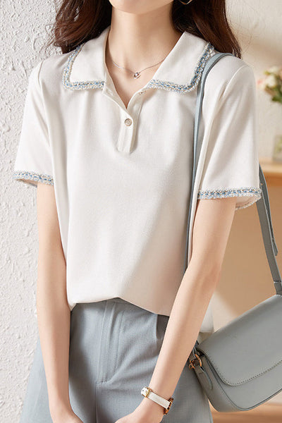 French Elegant Polo Shirt
