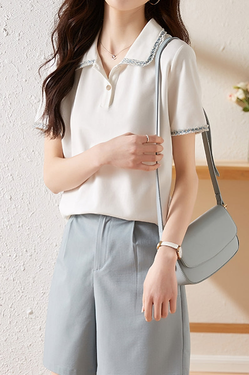 French Elegant Polo Shirt