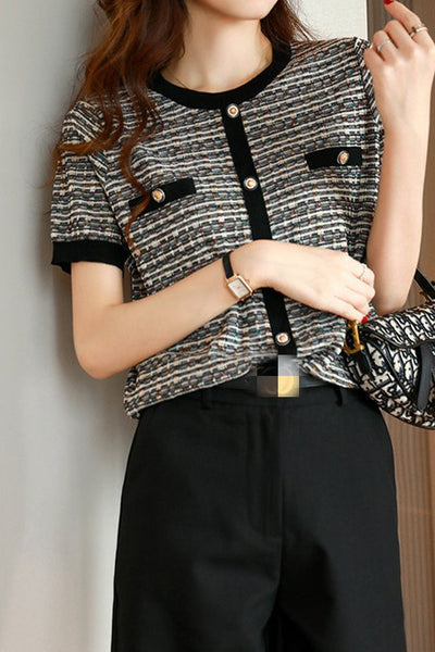 Fashionable Elegant Knit Sweater