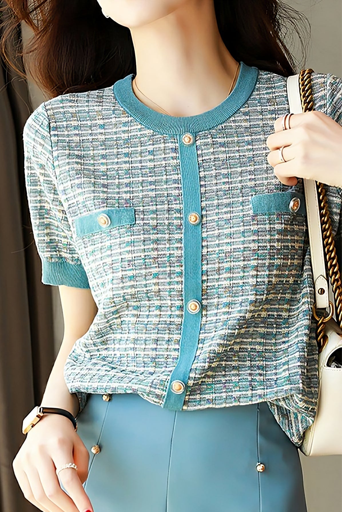 Fashionable Elegant Knit Sweater