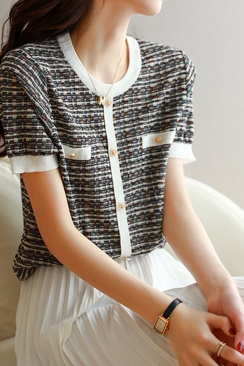 Fashionable Elegant Knit Sweater