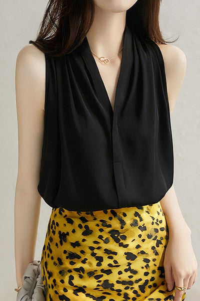 Elegant Halter Neck Tank Top