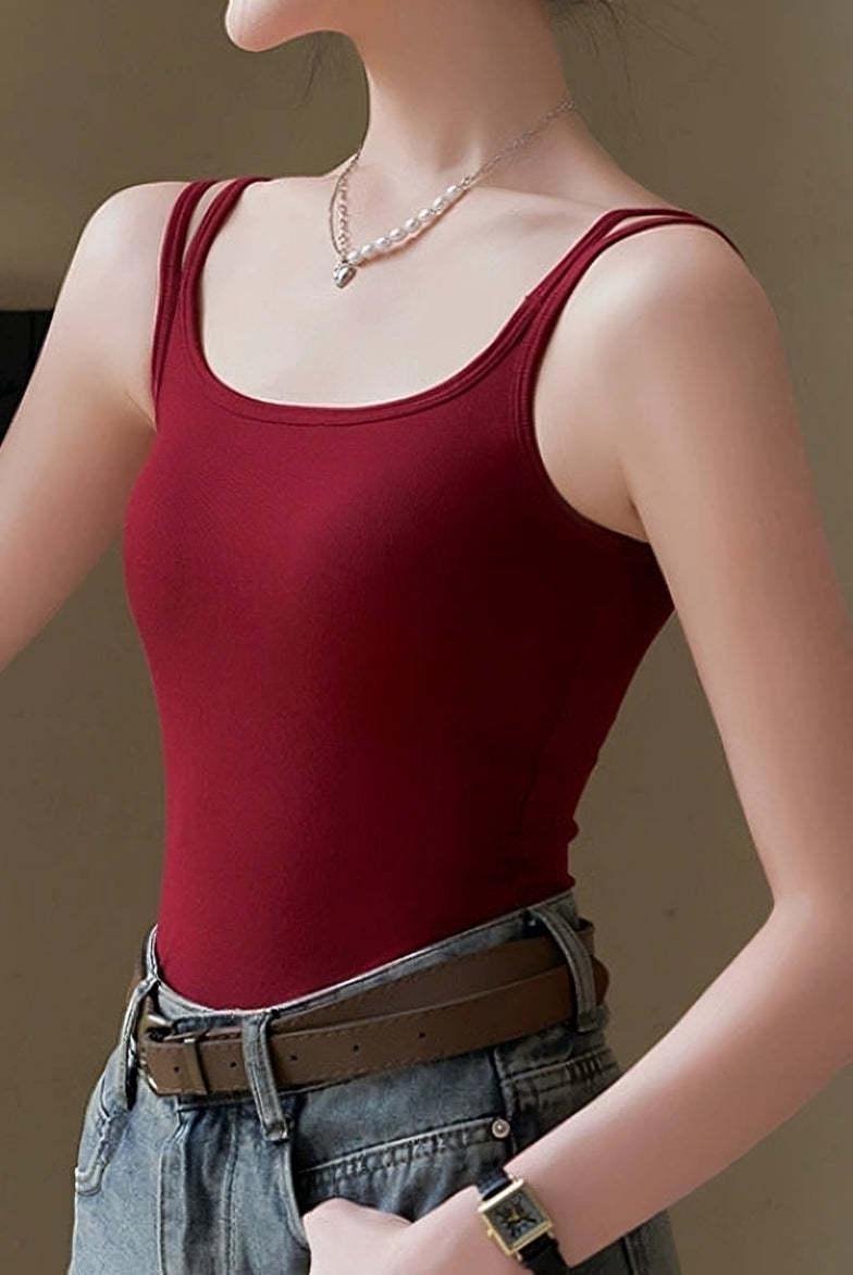 U-shaped back camisole