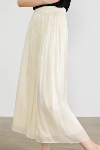Casual Draped Ice Silk Wide-leg Pants