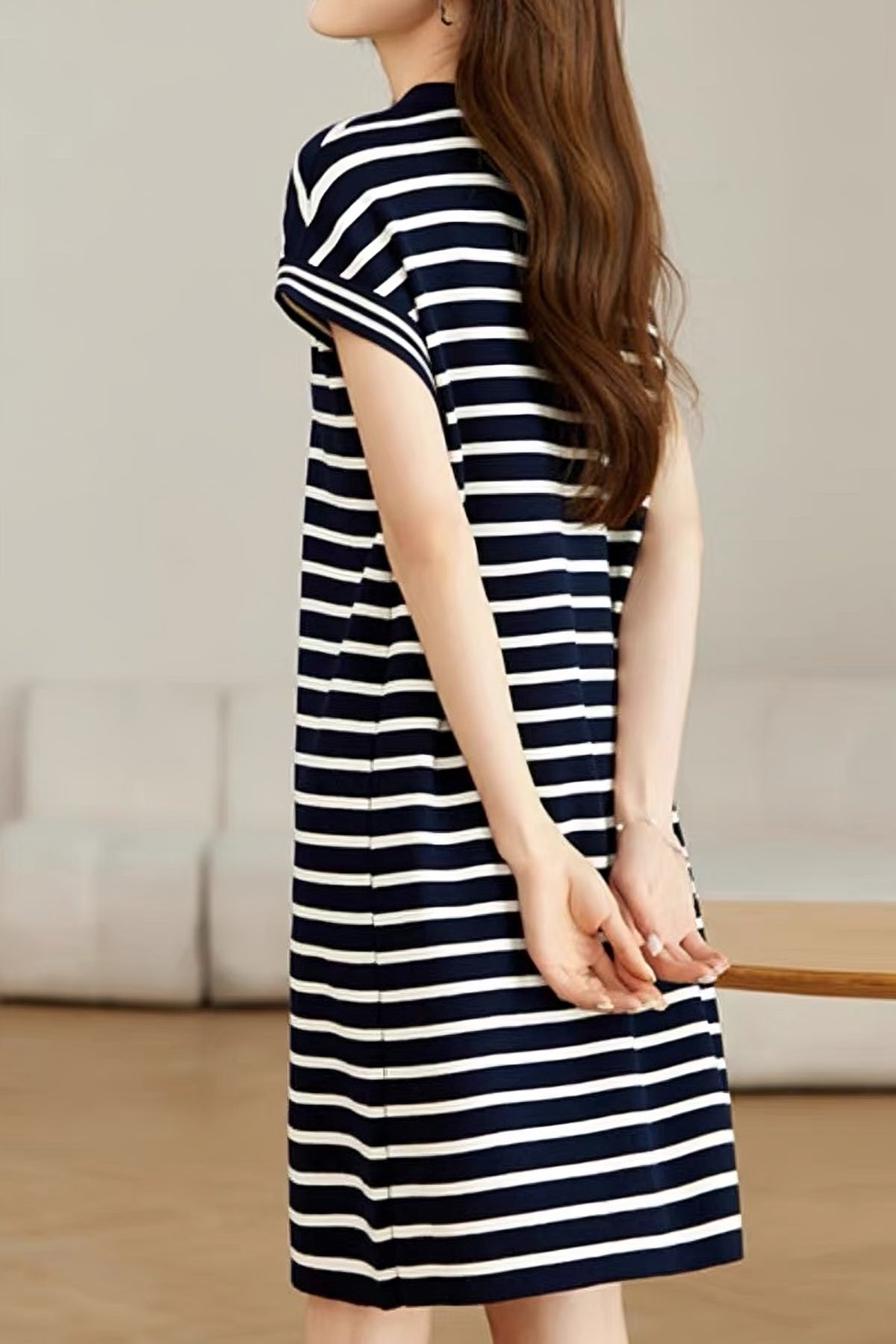 French Striped Dress