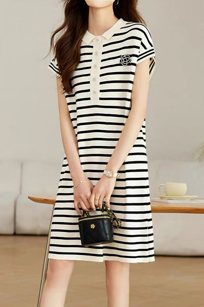 French Striped Dress