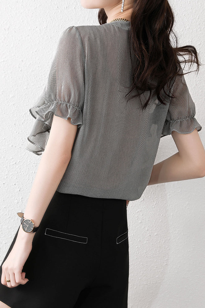Versatile Ruffled Blouse