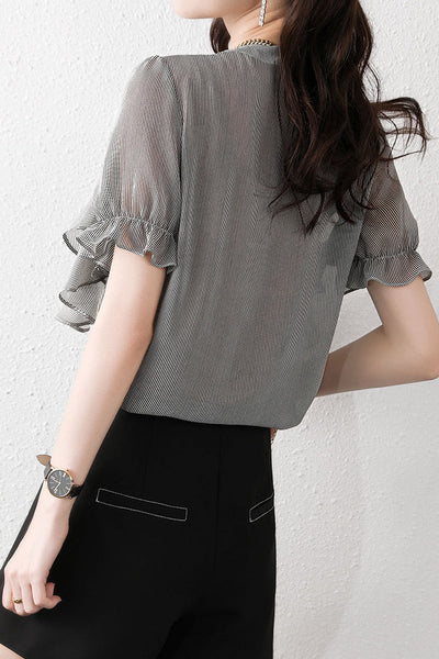Versatile Ruffled Blouse