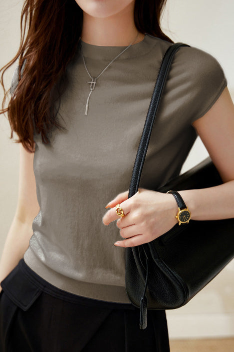 Round Neck Short Sleeve T-Shirt