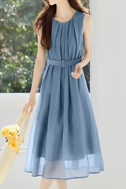 Elegant A-Line Midi Skirt