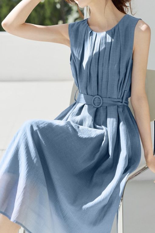 Elegant A-Line Midi Skirt