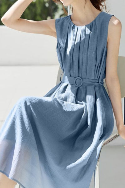 Elegant A-Line Midi Skirt
