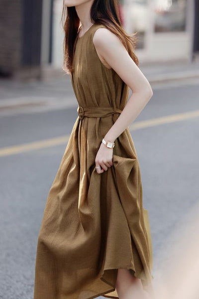 Elegant A-Line Midi Skirt