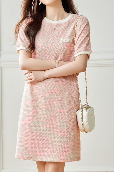 Exquisite and elegant textured dress