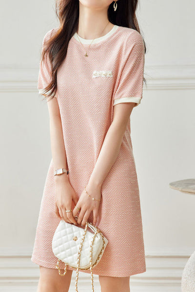 Exquisite and elegant textured dress