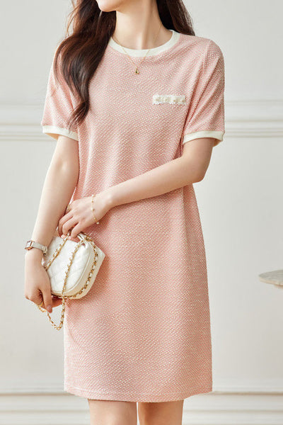 Exquisite and elegant textured dress
