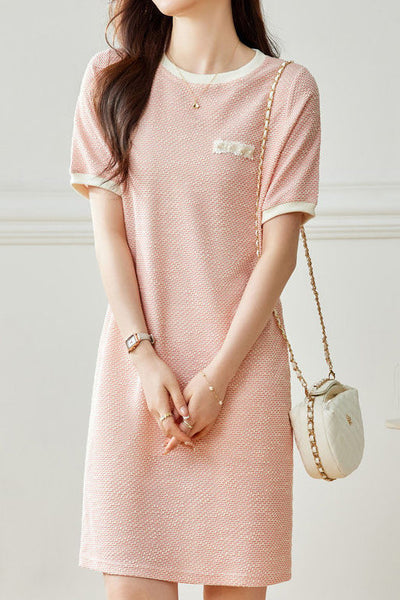 Exquisite and elegant textured dress