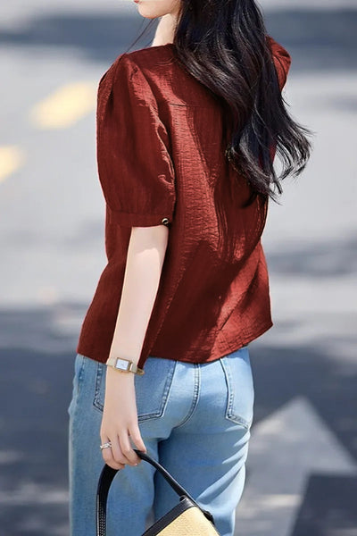 Casual textured shirt