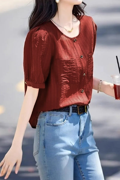 Casual textured shirt