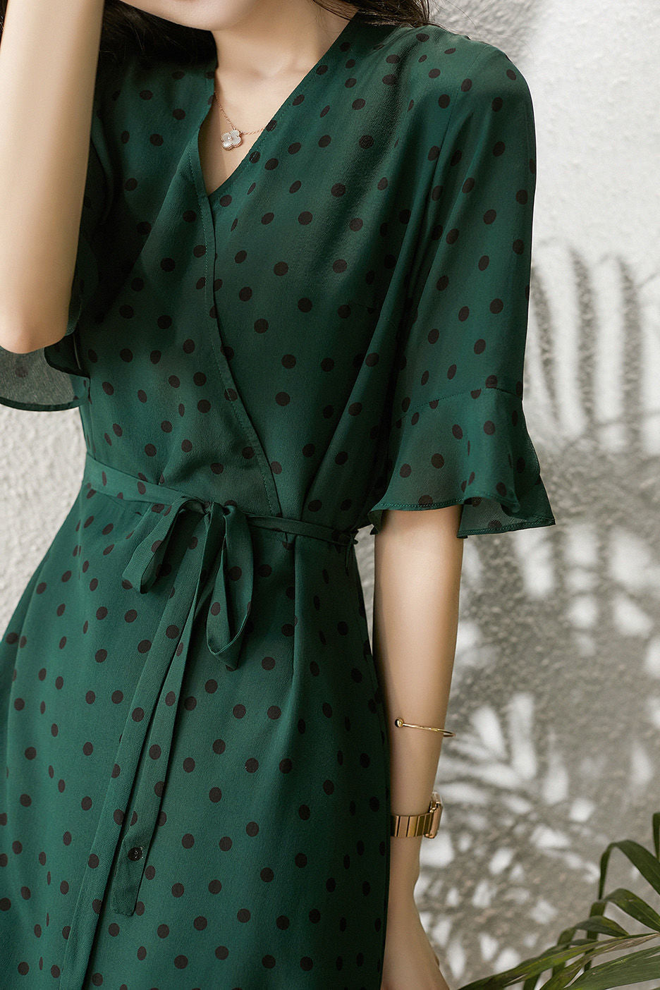 Polka dot mermaid dress