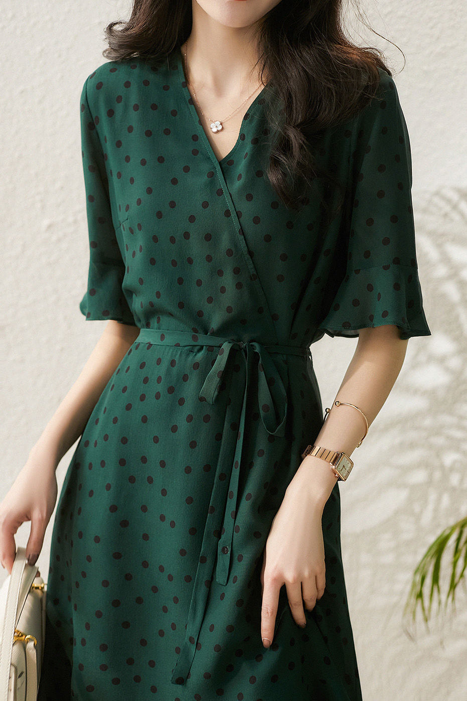 Polka dot mermaid dress