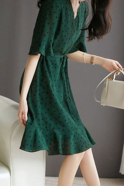 Polka dot mermaid dress