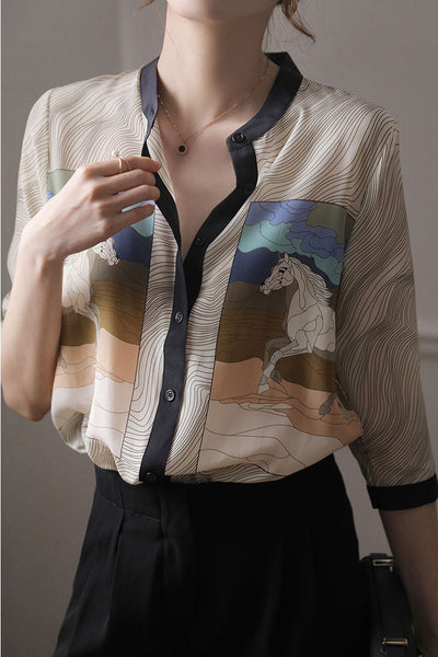 Fashionable Printed Shirt