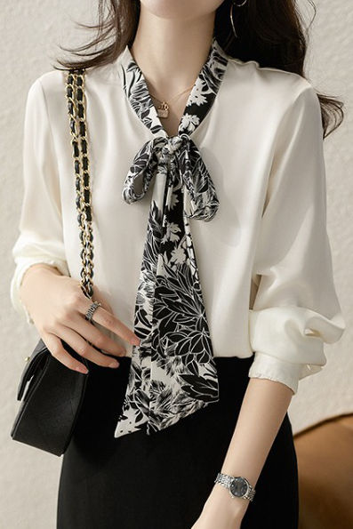 Minimalist Fashion Printed Tie Shirt