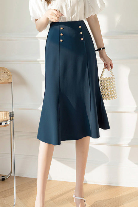 Elegant Office-Ready High-Waist Mermaid Skirt