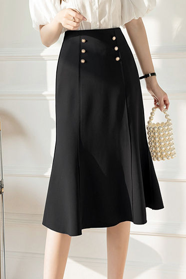 Elegant Office-Ready High-Waist Mermaid Skirt