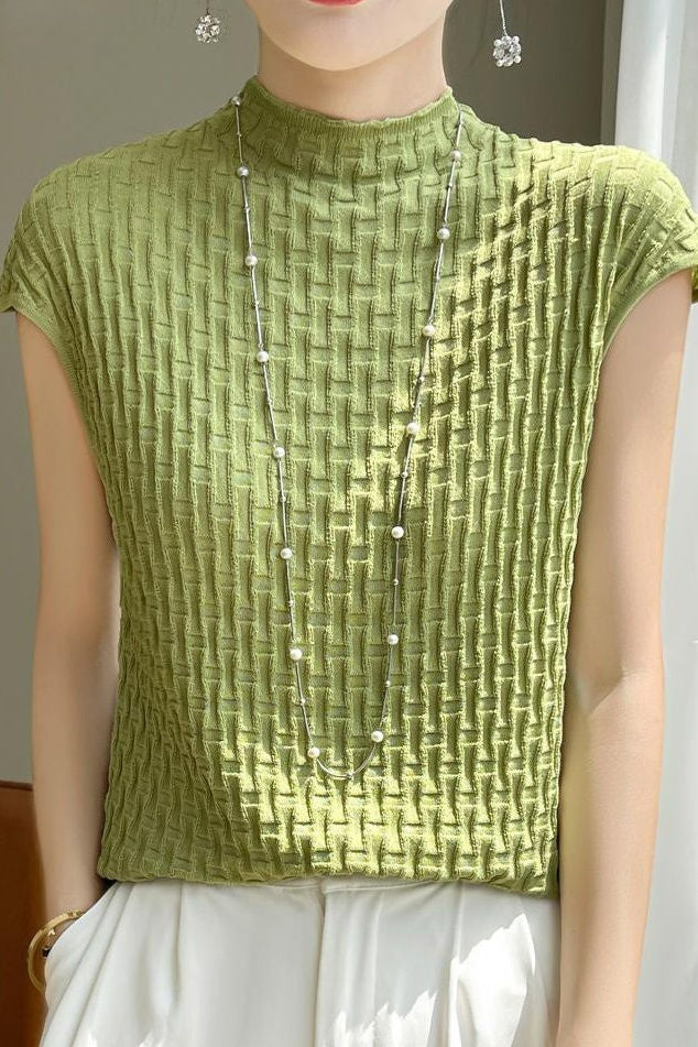 Stylish Casual Knit Short Sleeve