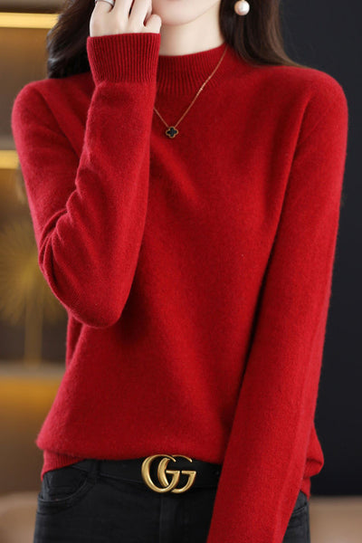 Early Autumn Long-Sleeve Knit Undershirt