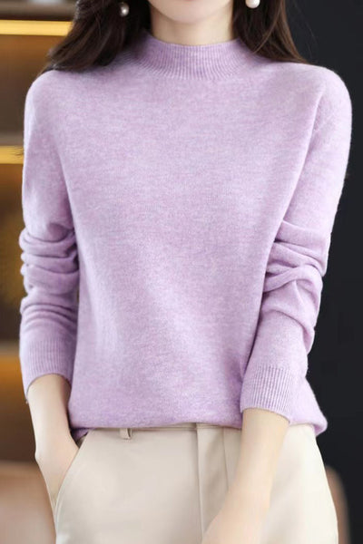 Early Autumn Long-Sleeve Knit Undershirt