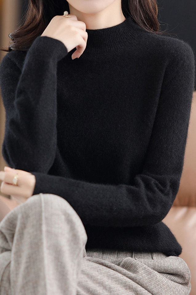 Early Autumn Long-Sleeve Knit Undershirt