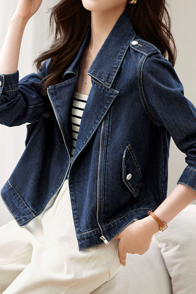 Fashionable Versatile Denim Jacket