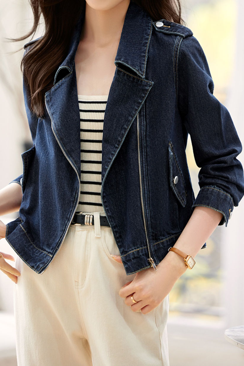 Fashionable Versatile Denim Jacket