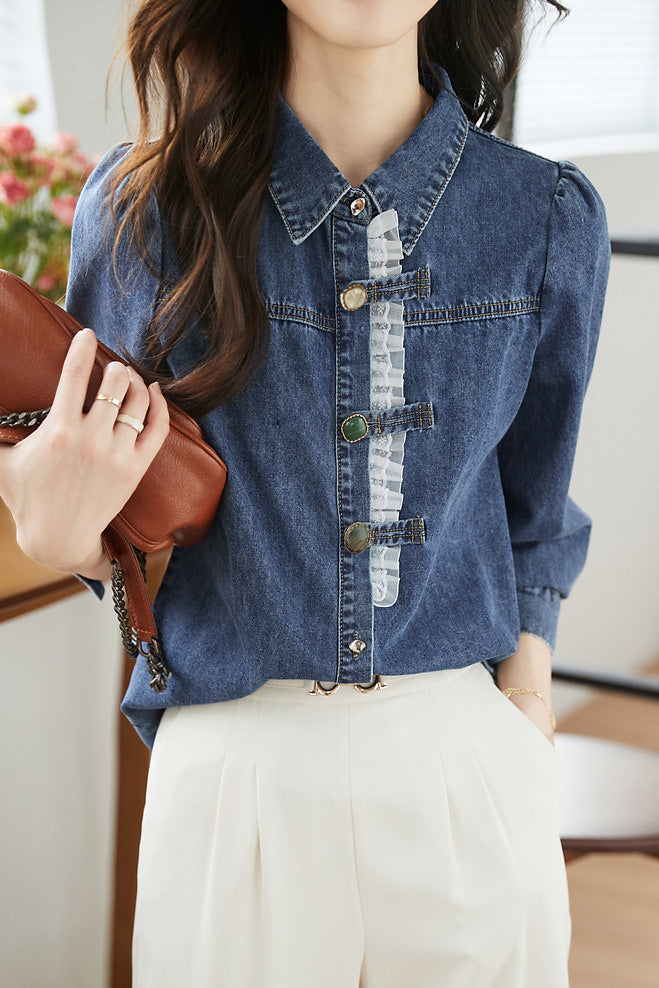 Fashionable and versatile denim jacket