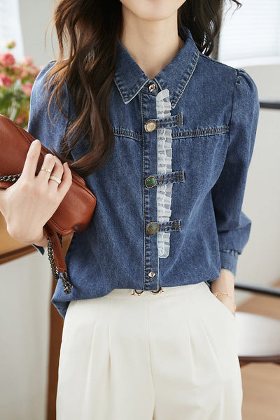 Fashionable and versatile denim jacket
