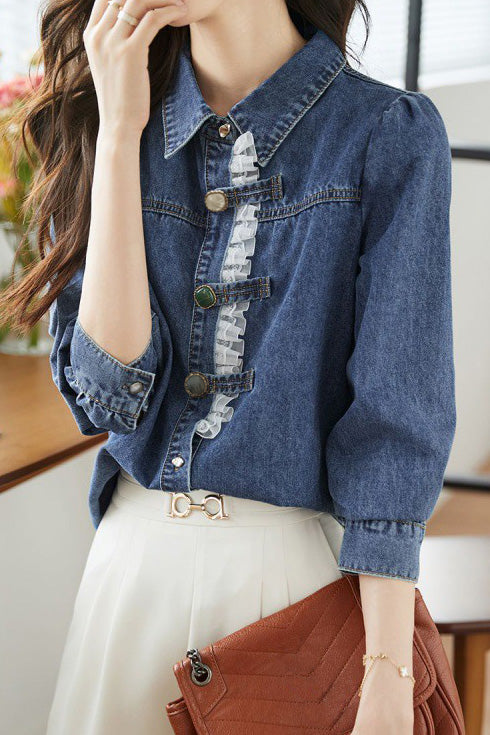 Fashionable and versatile denim jacket