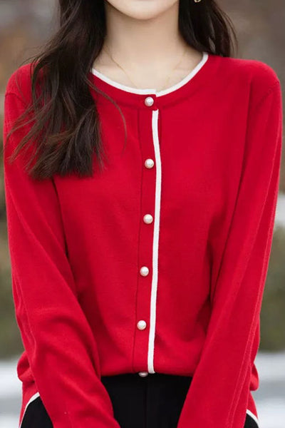 Early autumn knit cardigan