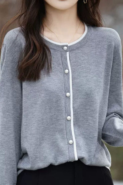 Early autumn knit cardigan