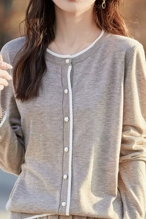 Early autumn knit cardigan