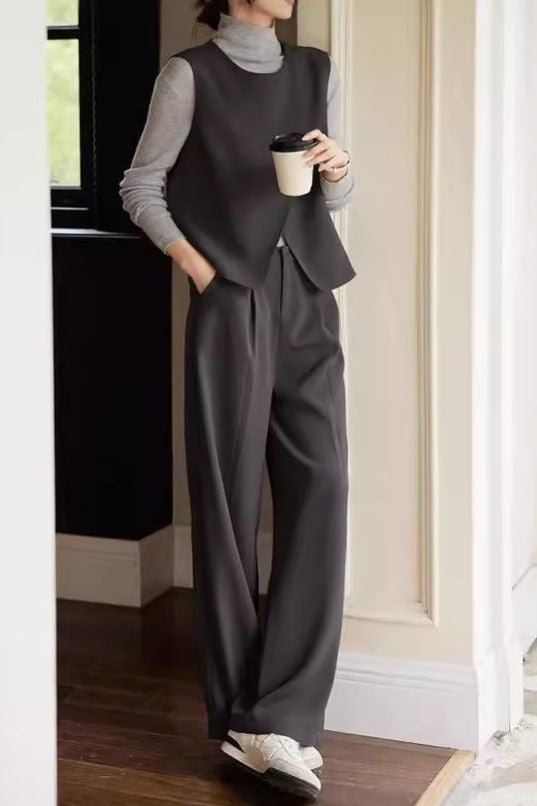 Stylish Vest and Trousers Two-Piece Set