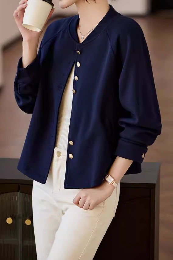 Stylish Versatile Baseball Jacket