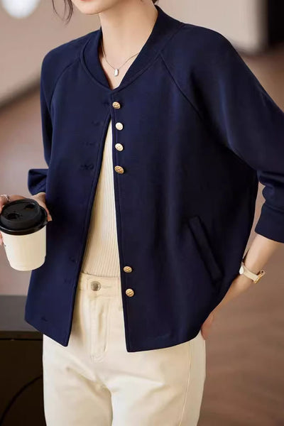 Stylish Versatile Baseball Jacket