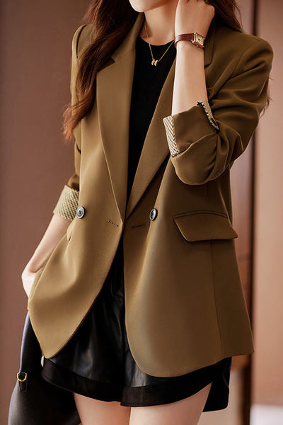Temperament casual suit jacket