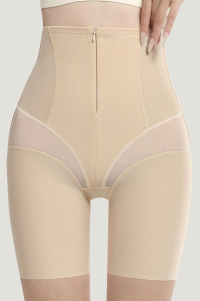 Seamless zipper high-efficiency waist-cinching and abdomen-flattening shaping pants