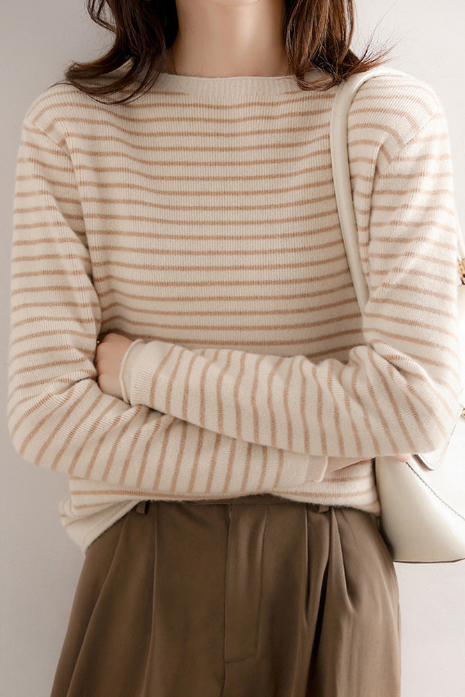 Early Autumn Classic Striped Versatile Sweater