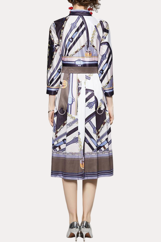 Early Autumn Trendy Printed Dress