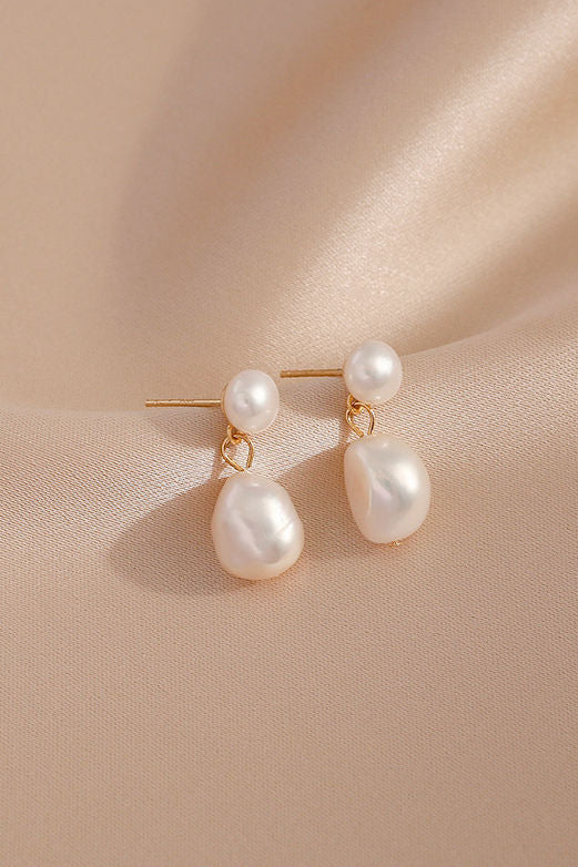 Simple and Elegant Pearl Earrings